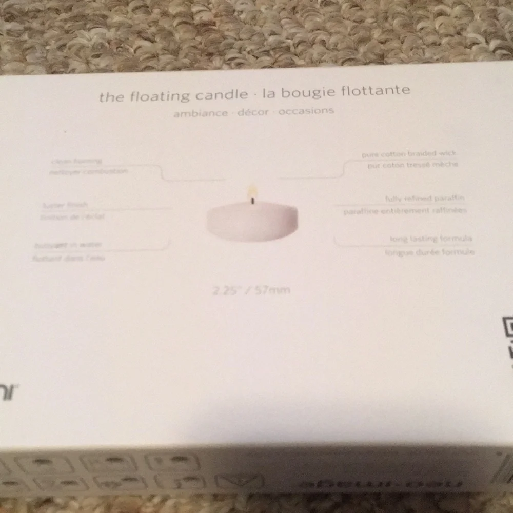 New! Set of 6 Yummi Floating Candles